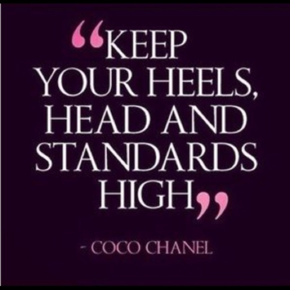 Keep your Standards High!! 🙌🙌
